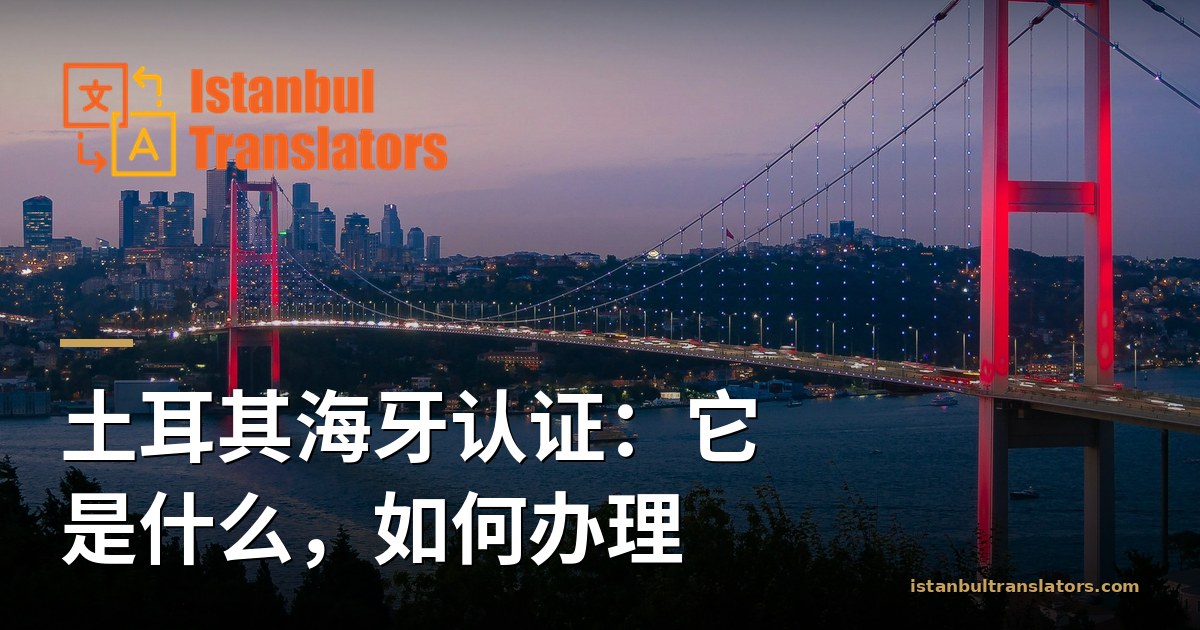 土耳其海牙认证：它是什么，如何办理