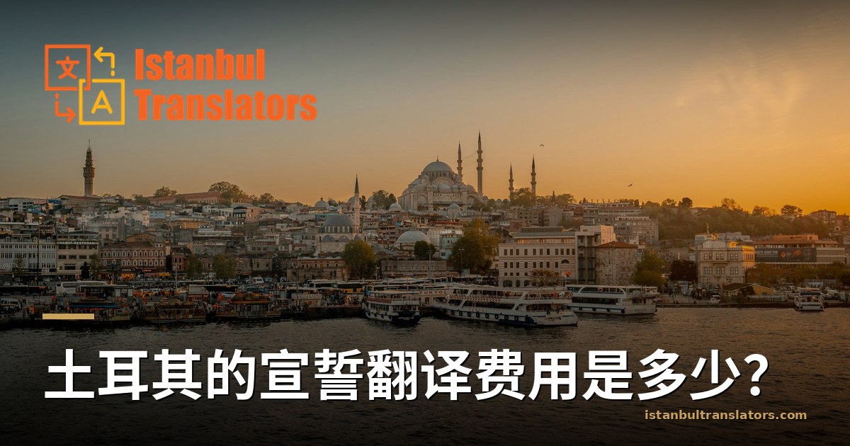 土耳其的宣誓翻译费用是多少？