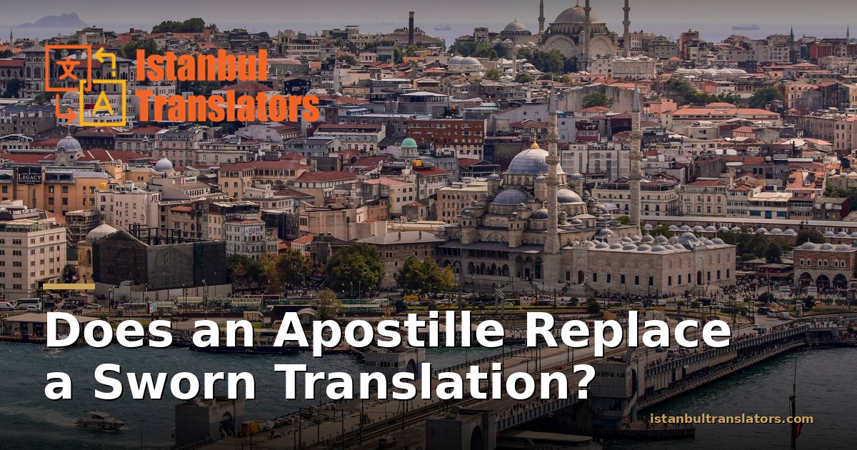 Does an Apostille Replace a Translation, or Do You Need Both?